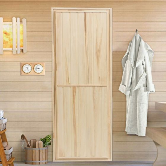 Дверь для бани и сауны &quot;Эконом&quot;, ЛИПА 190×70см