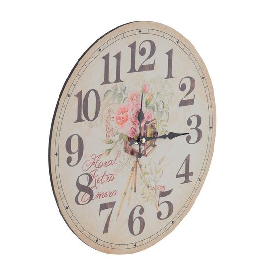 Часы настенные декоративные, Д34 Ш4 В34 см, (1xАА не прилаг.)