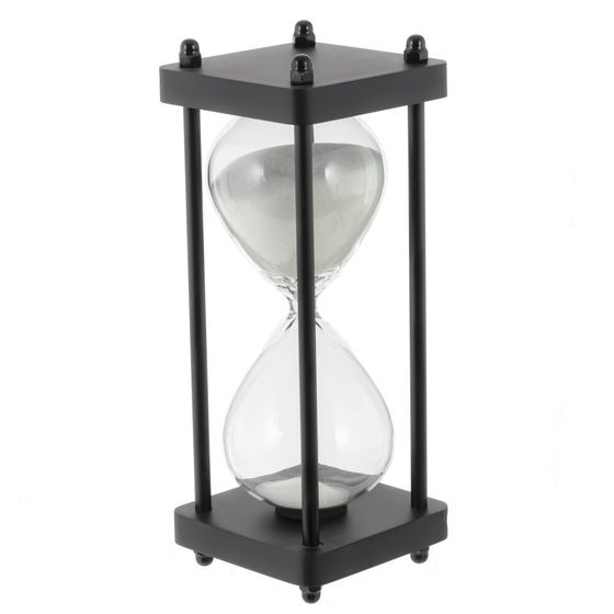 Часы песочные (15 мин.), L7,5 W7,5 H19,5 см