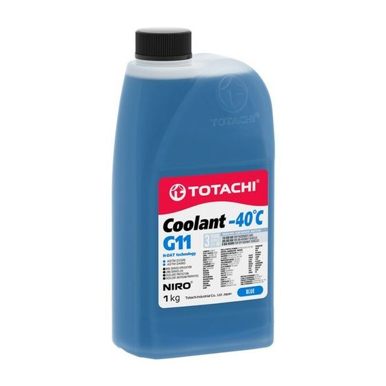 Антифриз Totachi NIRO COOLANT -40 C, G11, синяя, 1 кг