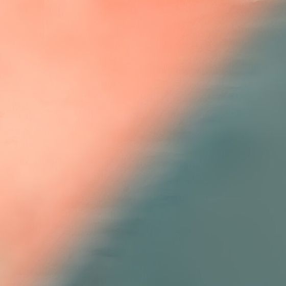 !09 Бумага глянцевая (набор 4 листа) "Градиент " цвет оранжево-зеленый 50x70 см.