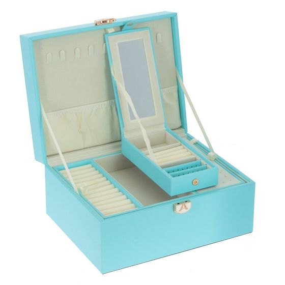 Шкатулка для украшений с дорожным футляром, Д26 Ш20,5 В13 см