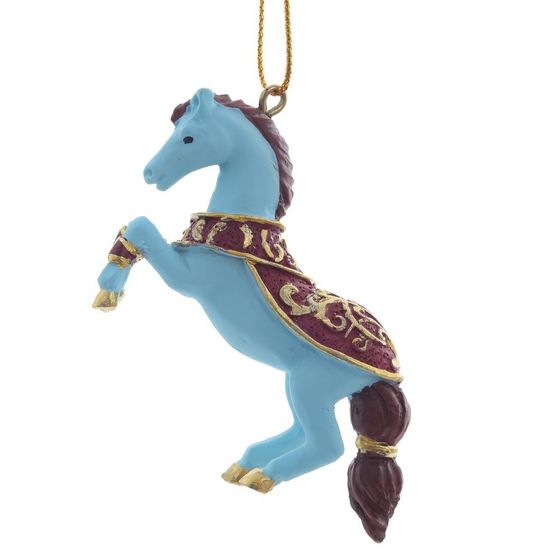 Фигурка декоративная подвесная &quot;Лошадка&quot;, L7,5 W1,5 H4,5 см, 4в.