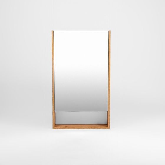 Зеркало-шкаф VIANT «Мальта 50» 500х134х850 мм, правый/левый, без света