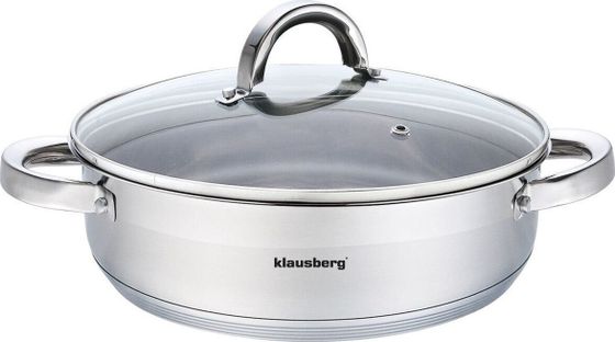 Klausberg GARNEK PŁASKI Z POKRYWĄ 24cm KLAUSBERG KB-7172