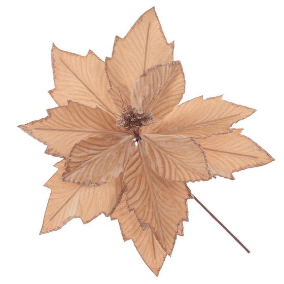 Цветок искусственный &quot;Пуансеттия&quot;, L42 W42 H45 см, 2в.