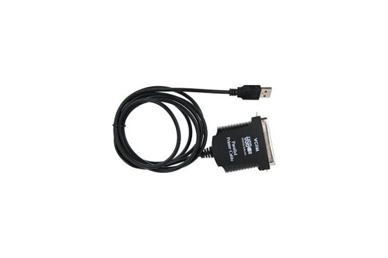 Кабель Vcom USB 2.0 A(m)-LPT 1.8м черный (VUS7052)