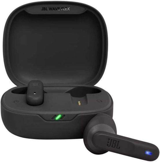 Гарнитура вкладыши TWS JBL Wave Flex 2 черный (JBLWFLEX2BLK)