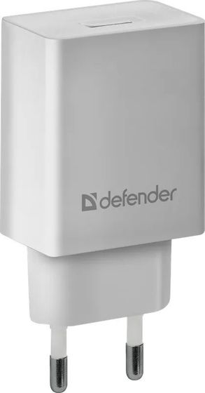 Сетевое З/У Defender EPA-10 белый 1xUSB (83549)