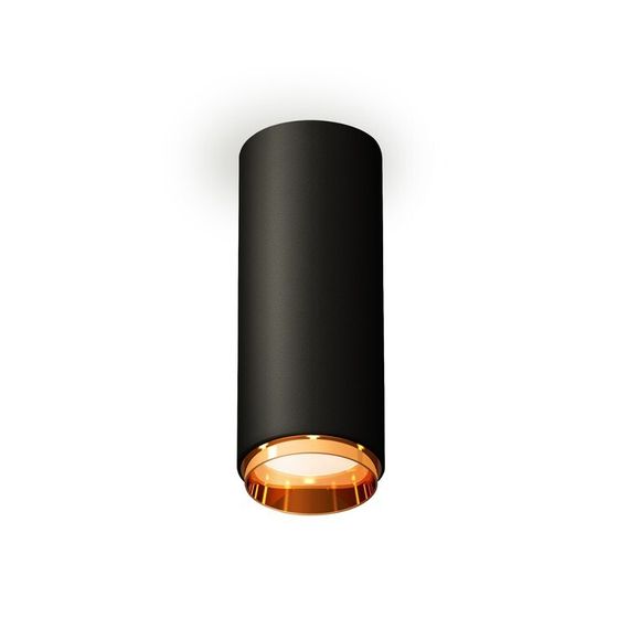 Светильник накладной Ambrella light, XS6343005, MR16 GU5.3 LED 10 Вт, цвет чёрный песок, золото жёлтое