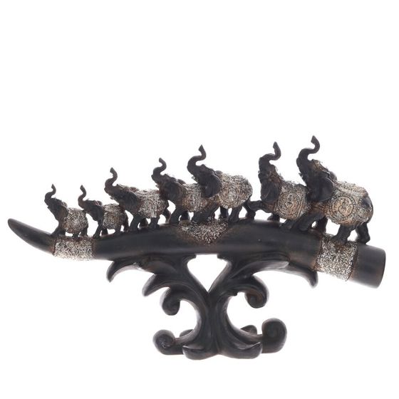 Фигурка декоративная &quot;Слоны&quot;, Д41,5 Ш8 В24 см