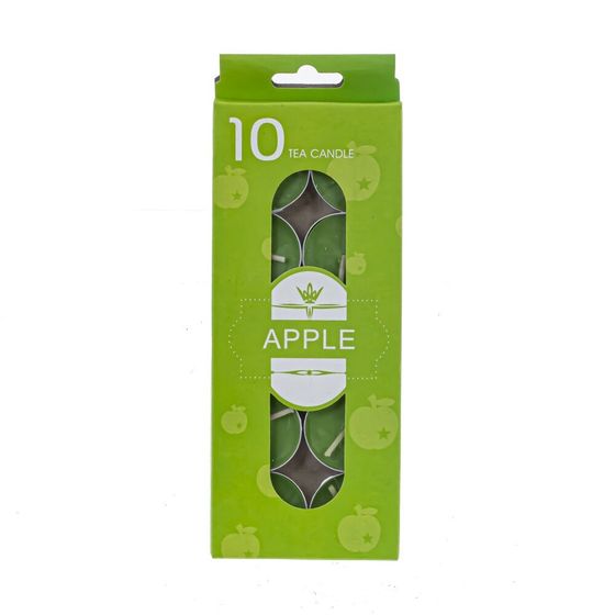 Набор из 10-ти свечей, D3,5 см, L20 W7,5 H1 см, 3в.