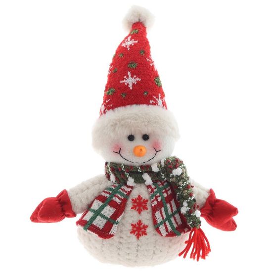 Снеговик, L23 W10 H35 см (полка 25 см.), 2в.