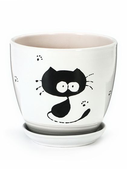 Горшок цветочный Кот 2,5 л