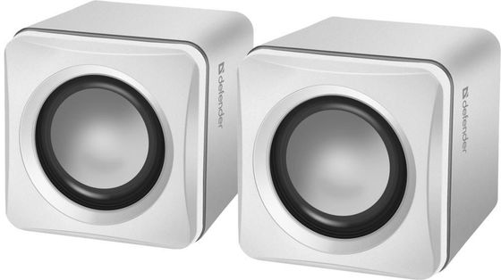 Колонки 2.0 Defender SPK 33 белый, 5 Вт, питание от USB [65631]
