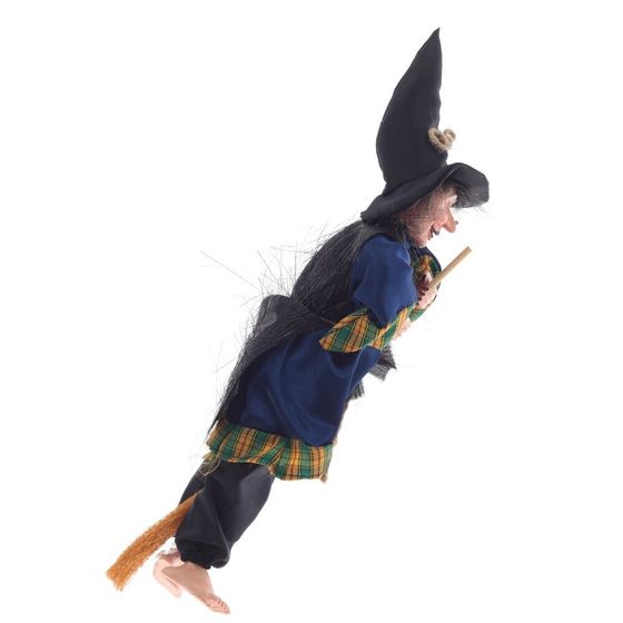 Игрушка набивная &quot;Баба-яга&quot;, Д14 Ш11 В45 см, 3в.