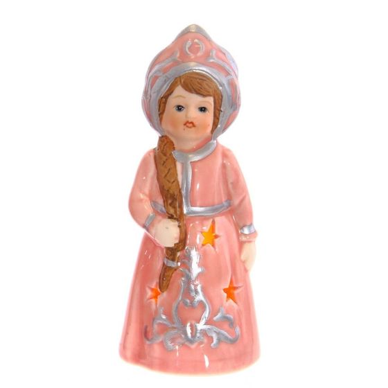 Фигурка декоративная &quot;Снегурочка&quot; с подсветкой, L4,5 W4 H11 см, 2в.