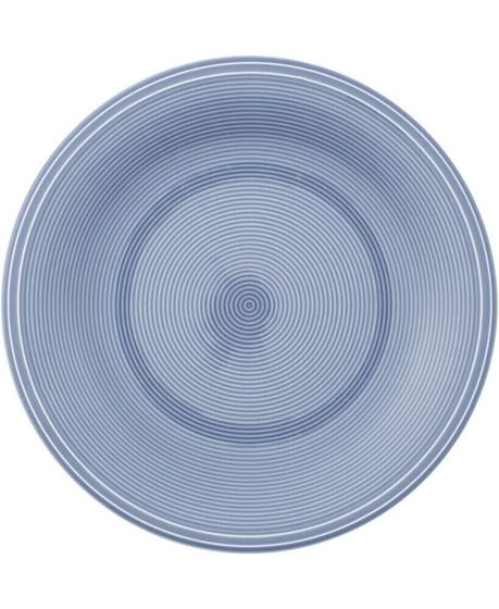 Color Loop Horizon Blue Dinner Plate