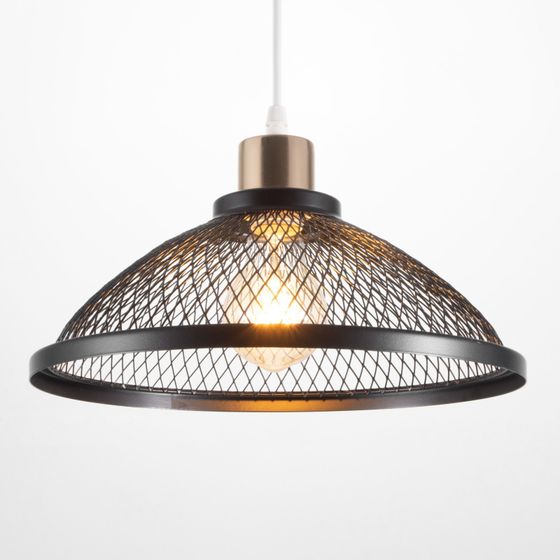 !Люстра Густав черный/золото 28х28х20(80)см