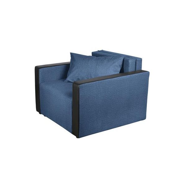 Кресло-кровать &quot;Милена-2&quot; ткань синий велюр