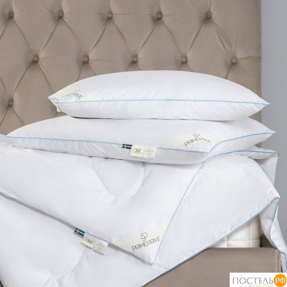 PRIME PRIVE LINEN Подушка 50х70,1пр.,хл.BIODYNAMIC COTTON/лен.вол./микровол.CLIMALAST, 1000 г/м2