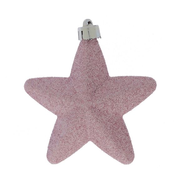 Набор из 6шт Украшение новогоднее “Звезда”, L13 W2,5 H18,5 см