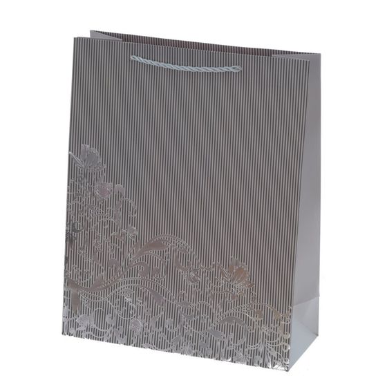 Пакет подарочный (бумага 210г/м2, блок микс 12шт), L26 W10 H32 см, 4в.