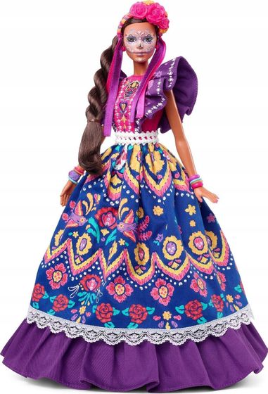 Lalka Barbie Mattel kolekcjonerska Dia De Muertos 2022 HBY09