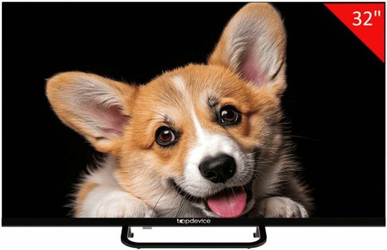 Телевизор LED 32&quot; Topdevice TDTV32CS03H_BK черный SmartTV безрамочный