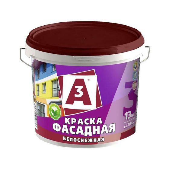 Краска ВД &quot;A3&quot; фасадная 13кг