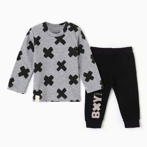 Набор: джемпер и брюки Крошка Я &quot;Stylish boy&quot;, рост 86-92 см