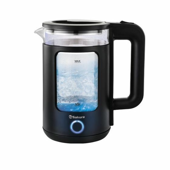 Чайник электрический Sakura SA-2737BK 1.5л 1500-1800Вт черный