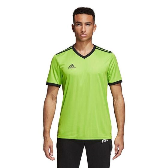 Мужская футболка спортивная зеленая однотонная Adidas Table 18 M CE1716 football jersey