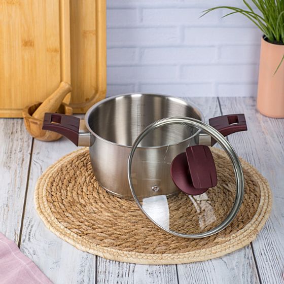 Кастрюля с крышкой AUGUSTA SPECIALE 18х10.5см 2.4л