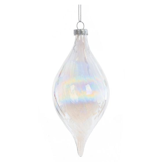 Украшение новогоднее "Капля", L6 W6 H15 см