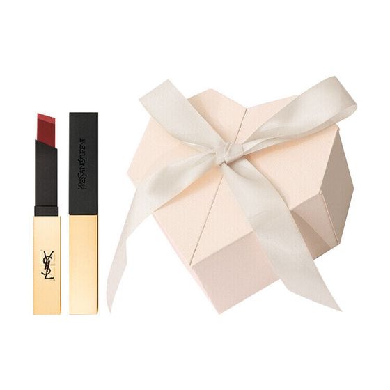 SAINT LAURENT Little Gold Bar Lipstick Thin Lipstick Box Makeup Sets Easy-to-Blend Velour Matte No Transfer 2.2g