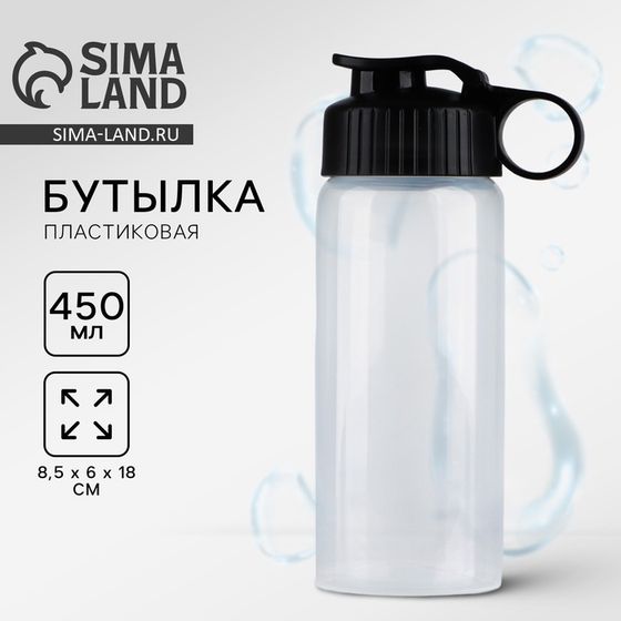 Бутылка для воды пластиковая Соломон «Вид 1», 450 мл