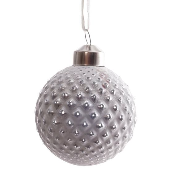 Украшение новогоднее &quot;Шар&quot;, L6 W6 H8 см, 4в.