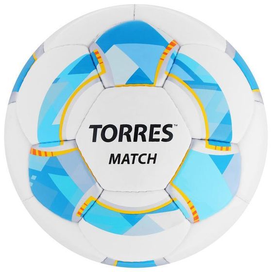 Мяч футбольный TORRES Match, PU, ручная сшивка, 32 панели, р. 4