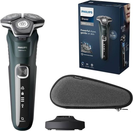 Бритва роторная Philips S5884/50 аккум. зеленый