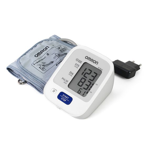 Тонометр автоматический Omron M2 Basic (HEM-7121-ARU) с адаптером