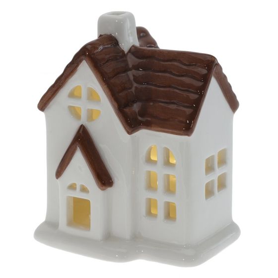 Изделие декоративное &quot;Домик&quot; с подсветкой (LR44x2), L8,5 W6,5 H11 см, 2в.