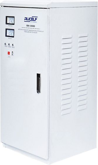 Стабилизатор напряжения Rucelf SDV-30000 24000Вт 30000ВА белый