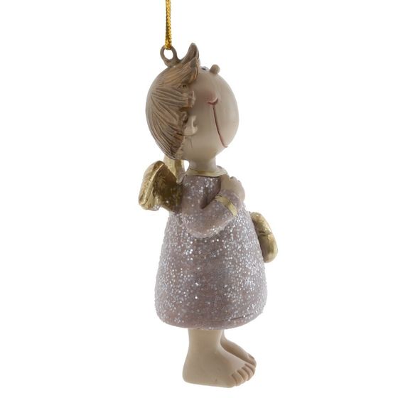 Изделие декоративное подвесное &quot;Ангел&quot;, L6 W3,5 H10,5 см, 2в.