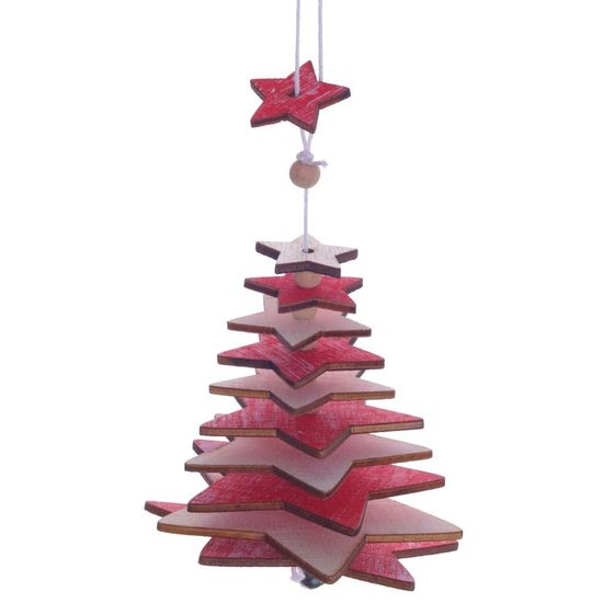 Украшение новогоднее &quot;Елка&quot;, L9 W9 H15 см, 5в.