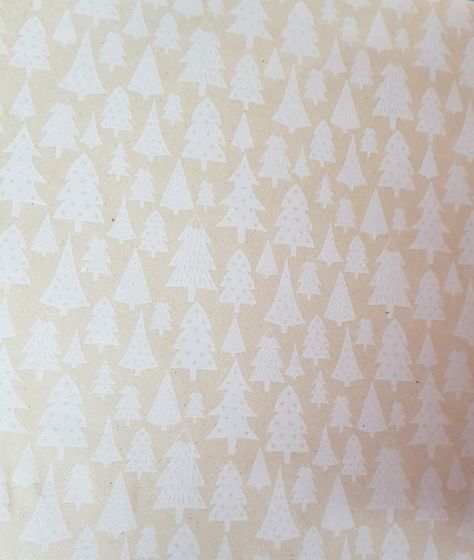 !09 Набор новогодней бумаги 2 листа крафт "Елочки" 50x70 см.