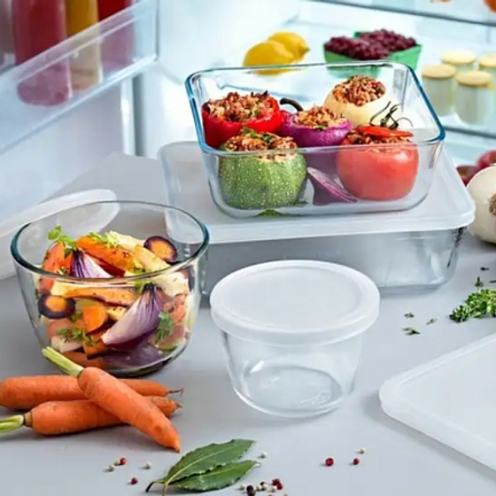 Форма для запекания и выпечки с крышкой COOK&amp;FREEZ 1.1л 15х9см круглая