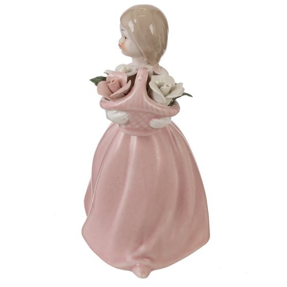 Фигурка декоративная &quot;Девочка с цветами&quot;, Д9 Ш8 В14 см
