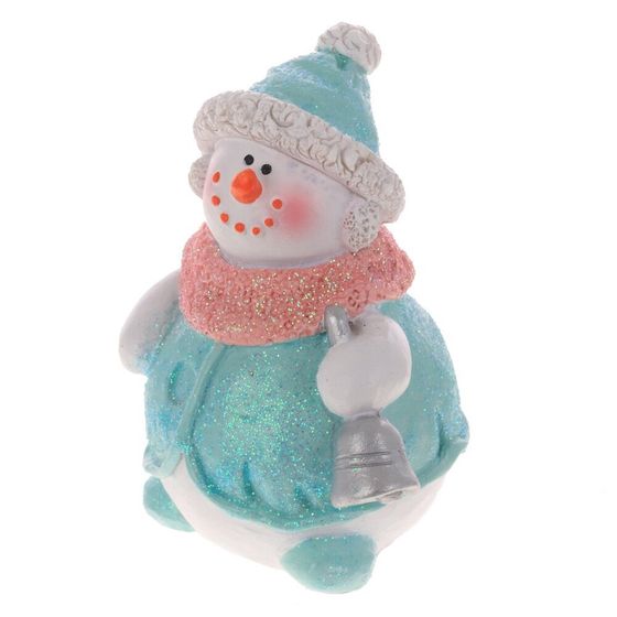 Фигурка декоративная &quot;Снеговик&quot;, L5,5 W5,5 H8,5 см, 4в.