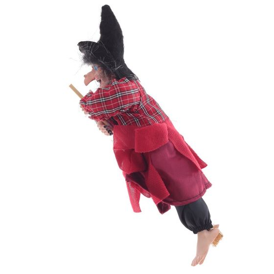 Игрушка набивная &quot;Баба-яга&quot;, Д15 Ш11 В28 см, 3в.